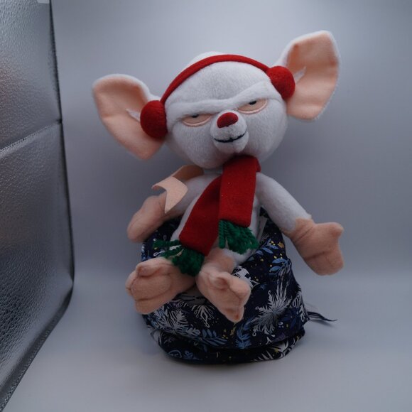 Vintage Pinky and The Brain Beanbag Plush Decorations - Picture 2 of 5
